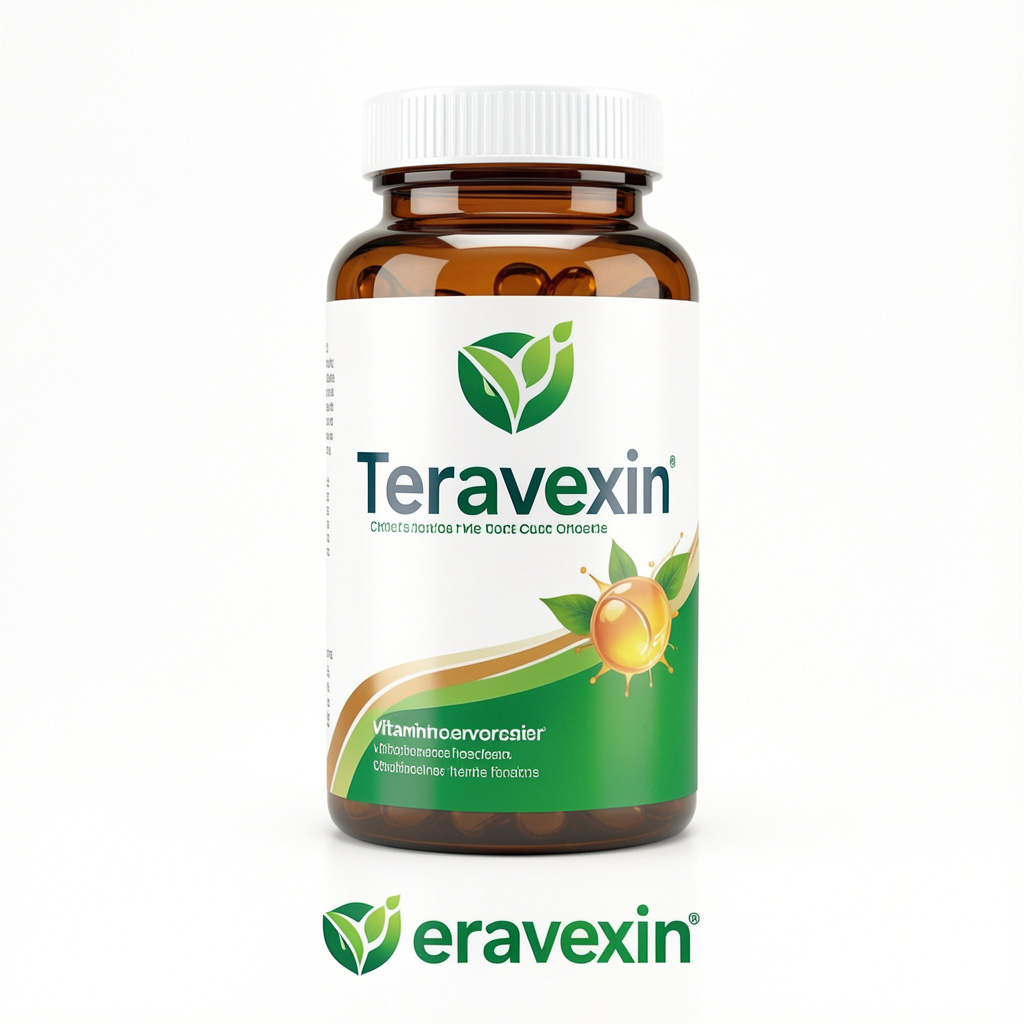 product image of Teravexin bottle and capsules